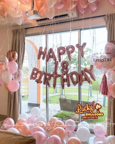 Gợi ý trang trí sinh nhật tuổi 18 thật ý nghĩa tại Hà Nội