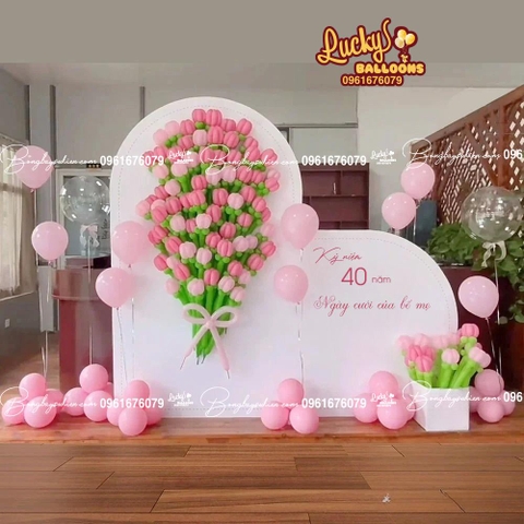 HOA BÓNG BAY KỶ NIỆM 40 NĂM NGÀY CƯỚI BỐ MẸ