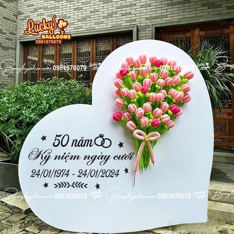 HOA BÓNG BAY KỶ NIỆM 50 NĂM NGÀY CƯỚI