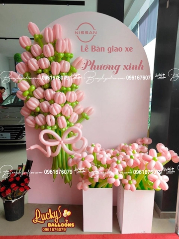 HOA BÓNG BAY BÀN GIAO XE Ô TÔ