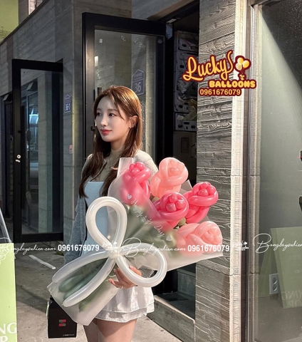 Hoa Bóng Bay Sinh Nhật Đẹp Tại Hà Nội Mẫu 01