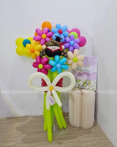 Hoa Bóng Bay Tốt Nghiệp Đẹp Đáng Yêu Tại Hà Nội