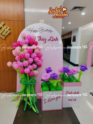 HOA BÓNG BAY TRANG TRÍ SINH NHẬT NGƯỜI YÊU