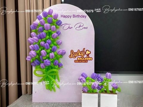 HOA BÓNG BAY TRANG TRÍ SINH NHẬT SẾP NỮ