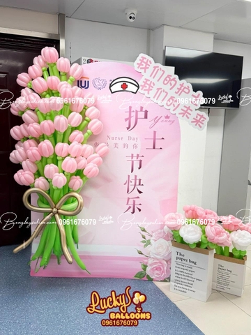 HOA BONG BÓNG TRANG TRÍ KHAI TRƯƠNG