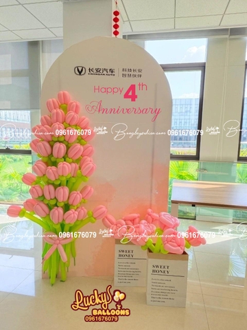 HOA BONG BÓNG TRANG TRÍ KỶ NIỆM NGÀY CƯỚI 2