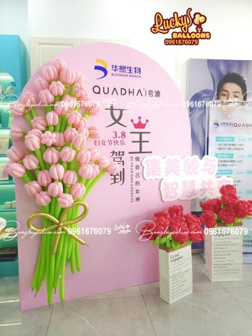 HOA BONG BÓNG TRANG TRÍ SINH NHẬT SẾP NỮ 2