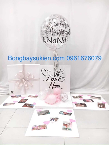 Hộp Quà Bóng Bay Sinh Nhật Độc Đáo Surprise Box