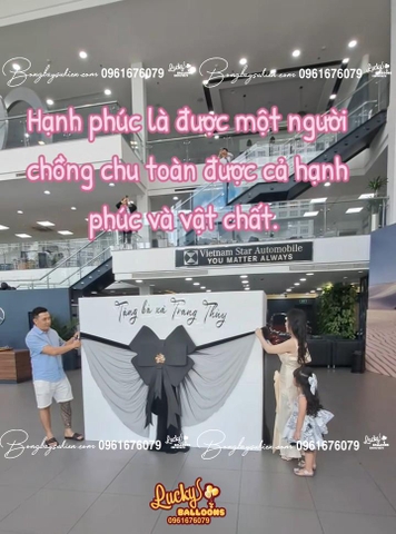 Hộp Quà Bóng Bay Bàn Giao Xe Ô Tô Mercedes 1