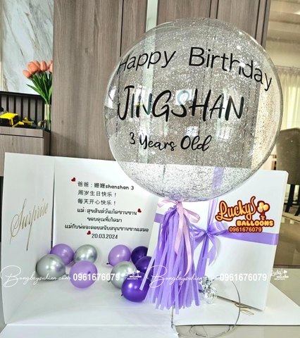 Hộp Quà Bóng Bay Bất Ngờ và Bong Bóng Bay