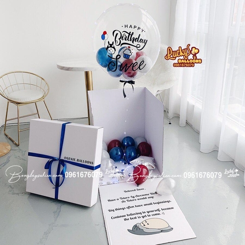 Hộp Quà Bóng Bay Hộp Quà Tặng Bạn Trai