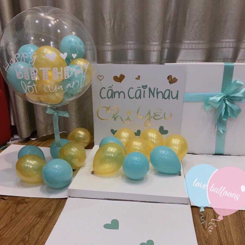Hộp Quà Bóng Bay Sinh Nhật Surprise Box 08