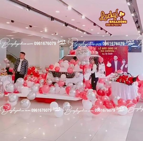 Hộp Quà Bóng Bay Bất Ngờ Giao Xe Kia Mới 2