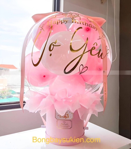 Hộp quà bong bóng kéo tiền tại Hà Nội