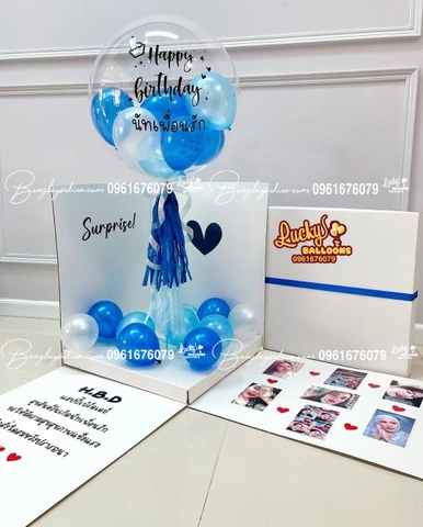 Hộp Quà Sinh Nhật Bất Ngờ Bóng Bay Đẹp 1