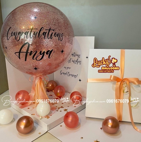 Hộp Quà Surprise Sinh Nhật Bóng Bay Đẹp 08