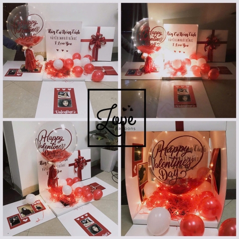 Hộp Quà Tặng Bóng Bay Bất Ngờ Balloon Surprise Box Hà Nội