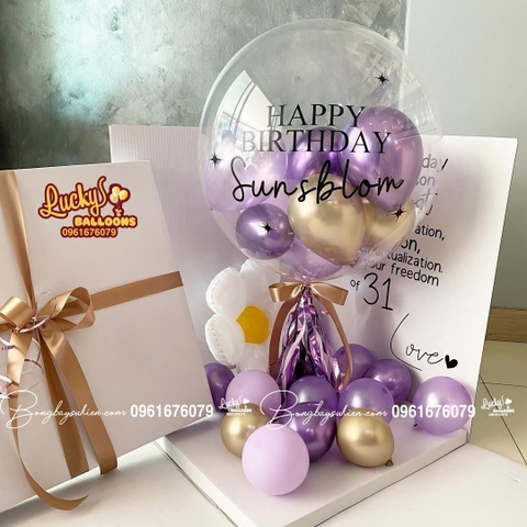 Hộp Quà Tặng Bong Bóng Bay Hộp Quà Sinh Nhật