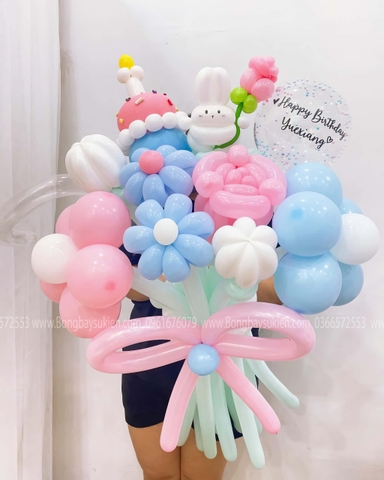 Làm Sẵn Bó Hoa Bóng Bay Tại Hà Đông Hà Nội 3
