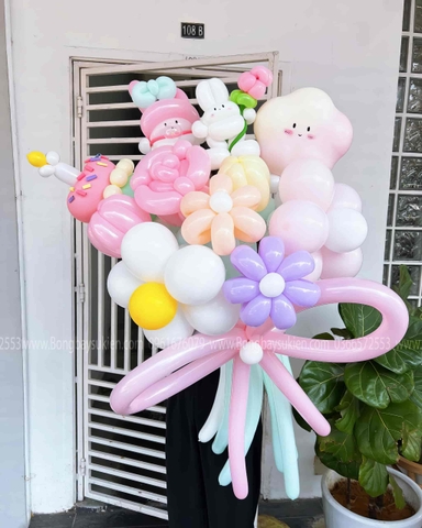 Làm Sẵn Bó Hoa Bóng Bay Hà Nội Giá Rẻ 6