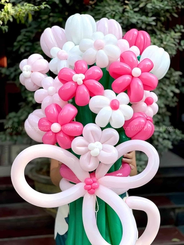 Làm Sẵn Bó Hoa Bong Bóng Bay Tại Cầu Giấy Hà Nội