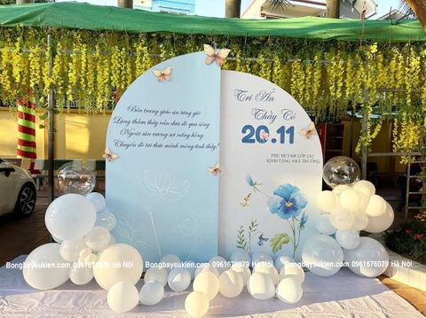 Mẫu Backdrop Đẹp Trang Trí Ngày Nhà Giáo Việt Nam 20/11