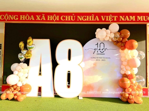 Mẫu Backdrop Họp Lớp Đẹp Nhất Tại Hoàng Mai