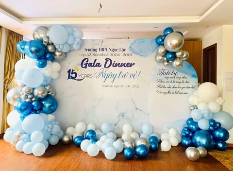 Thiết Kế Backdrop Họp Lớp Đẹp tại Hà Đông