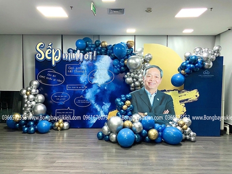 Mẫu Backdrop Sinh Nhật Sếp Đẹp Tại Hà Nội