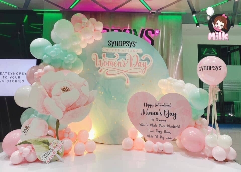 Mẫu backdrop trang trí ngày 20 tháng 10 09