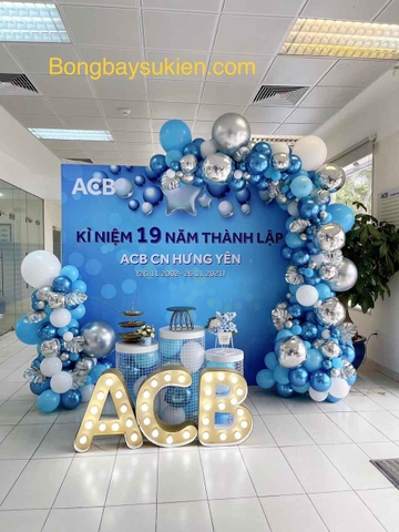 Mẫu Backdrop Trang Trí Sinh Nhật Công Ty