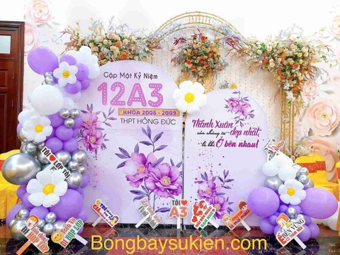 Mẫu Background trang trí họp lớp