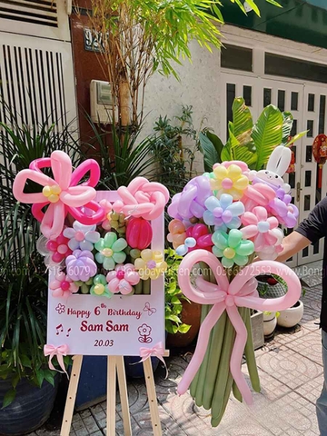 Mẫu bảng hoa bóng bay đẹp