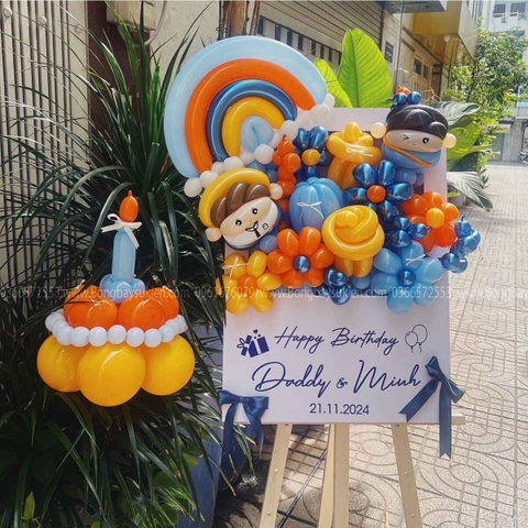 Mẫu bảng hoa bóng bay giá rẻ tại Hà Nội