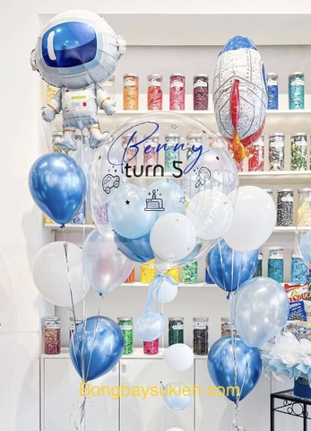 Mẫu bóng bay jumbo sinh nhật phi hành gia