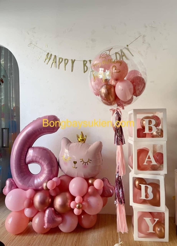 Mẫu bóng bay jumbo trang trí tại cầu giấy