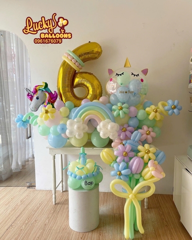 Mẫu Bóng Bay Trang Trí Sinh Nhật Cho Bé Hà Nội