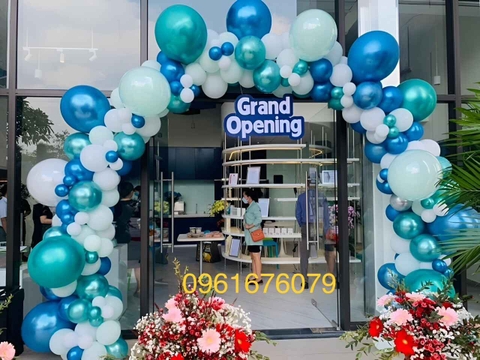 Mẫu Cổng Bóng Bay Khai Trương Đẹp Vinhomes