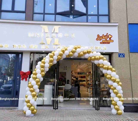 Mẫu Cổng Bóng Khai Trương Đẹp Hà Nội
