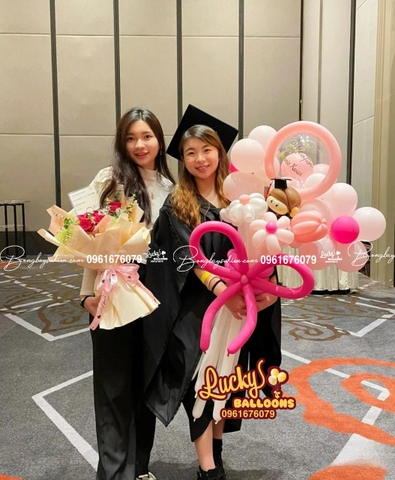 Mẫu Hoa Bóng Bay Tốt Nghiệp Đẹp Ý Nghĩa