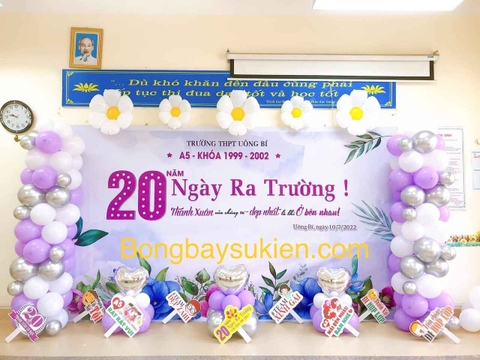 Mẫu phông trang trí họp lớp