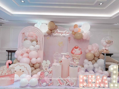 Mẫu Sinh Nhật Bé Gái Tuổi Rồng 1 Tuổi Đẹp