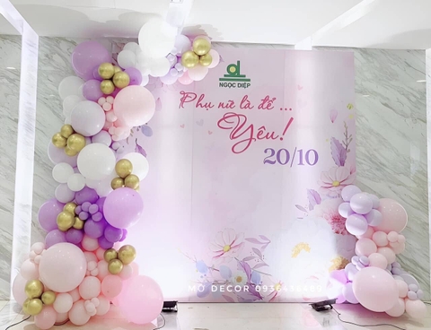 Mẫu trang trí 20 tháng 10 đẹp giá rẻ tại Hà Nội