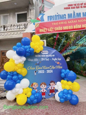 Mẫu Trang Trí Bóng Bay Khai Giảng Tại Hà Nội