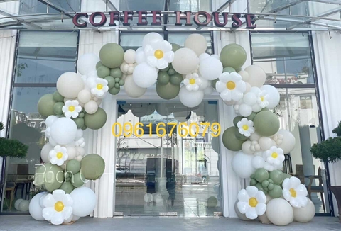 Mẫu trang trí cổng bong bóng khai trương