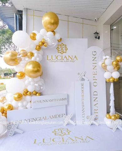 Mẫu trang trí khai trương cửa hàng spa 01