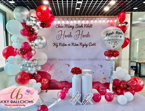 Mẫu Trang Trí Kỷ Niệm Ngày Cưới Tại Cầu Giấy