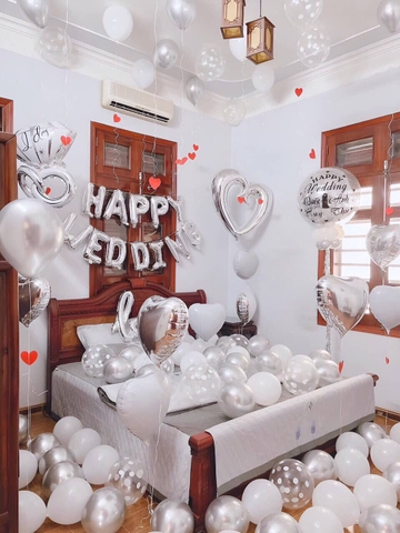 Mẫu Trang Trí Phòng Cưới Đẹp Lãng Mạn 1