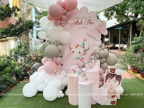 Mẫu Trang Trí Sinh Nhật Bé Gái Tuổi Rồng Đẹp
