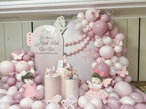 Mẫu Trang Trí Sinh Nhật Bé Gái Tuổi Thìn 03
